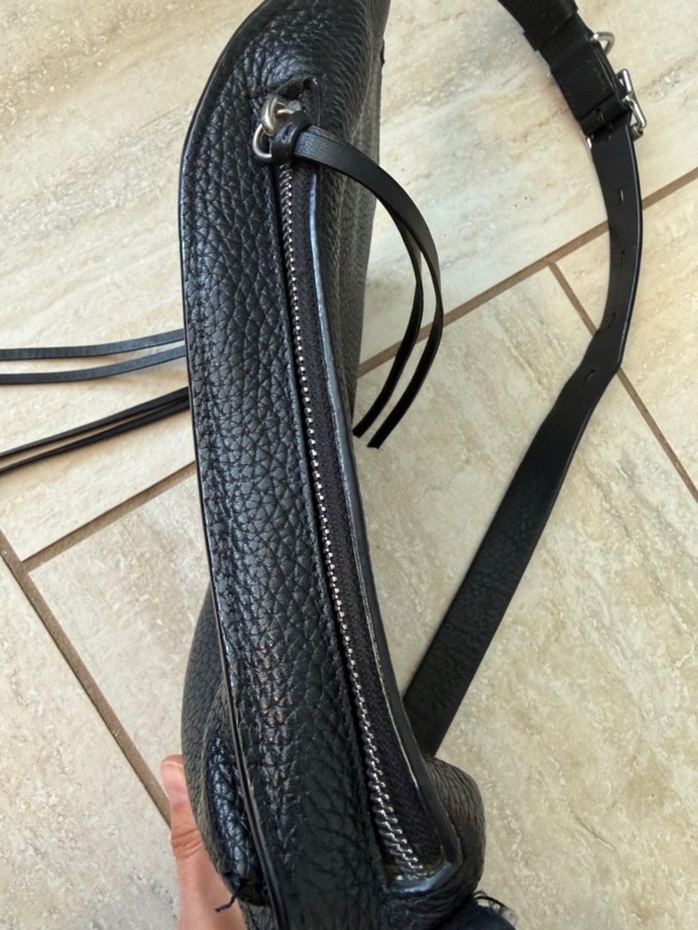 Rag & Bone Elliot Sling Pack Leather Crossbody Bag - Picture 8 of 16